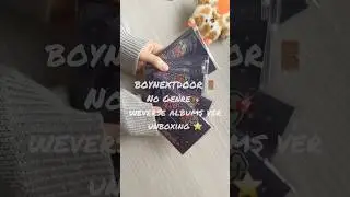 BOYNEXTDOOR No Genre 🎸★⌇ weverse albums ver unboxing 📦🐈 #보이넥스트도어  #ボネクド #onedoor #원도어로그 #開封 #앨범깡