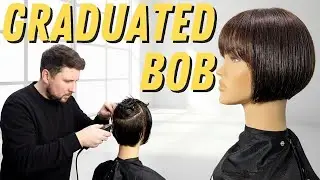 Graduated bob tutorial: Learn how to cut the BANG on trend haircut