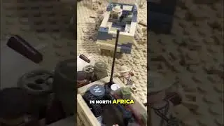 World War Brick: Epic LEGO Battle of El Alamein! #shorts