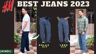 H&M Best Relaxed Fit jeans | lose fit jeans | In 2023 |  Hindi