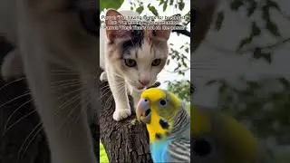 Breakfast Trouble 🦜🐱 | Funny Parrot vs Cat Short