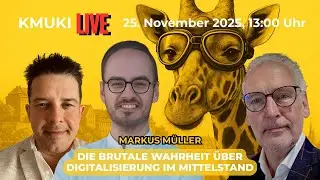 KMUKI Live mit Markus M&uuml;ller, 25.11.2025 um 13:00 Uhr