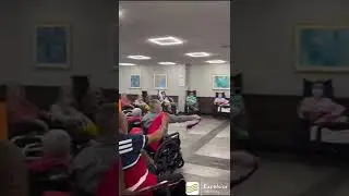 Nursing home exercise class!