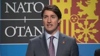 PM Justin Trudeau speaks with reporters in Madrid as NATO summit concludes &ndash; June 30, 2022