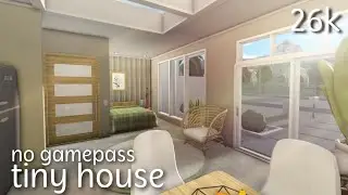 Modern Tiny House | No Gamepas | Bloxburg Speedbuild