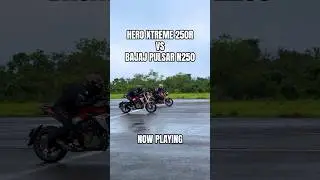 Xtreme 250R vs Pulsar N250 &mdash; two quarter-litre machines. Who takes the win? #PowerDrift #DragRace