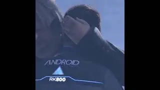 Detroit: Become Human. Hank's touch. Hankcon is canon.