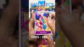 One piece Pillars of Strength Alternate Art 🔵! #onepiece #onepiecetcg #pillarsofstrength #op03