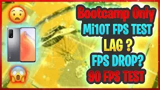 Mi10T 90 FPS TEST IN BOOTCAMP ONLY 🔥| DOES IT LAG IN HOTDROP ?😱 | Mi10T SMOOTH 90 FPS PUBG TEST🔥❤️🔥