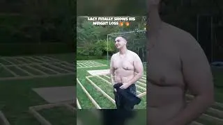 Lacy takes his shirt off #lacy #weightloss #gym