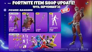 INSANE SHOP! LORD ZEDD & MORE! Fortnite Item Shop [19th September, 2025] (CH6 S4)