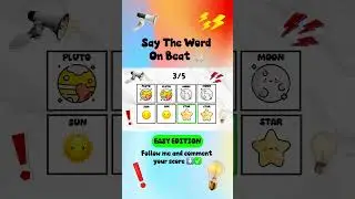 Say The Word On Beat / Easy Edition / Timing Challenge #saythewordonbeat #beats #challenge