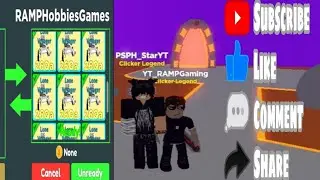 HE GAVE ME PETS WITH RAMP GAMING IN CLICKER SIMULATOR (Roblox) Trading!