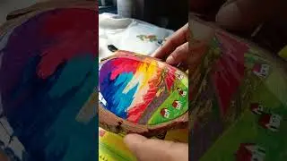 In process 2x speed #resin #resinpour #art #artist #shorts #arte #arts