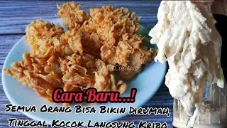 Sekali Celup Langsung Kribo | Ayam Crispy Metode Kocok Dalam Toples | Anti Gagal