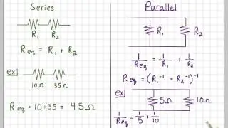 Equivalent Resistance (Resistors in Series & Parallel)