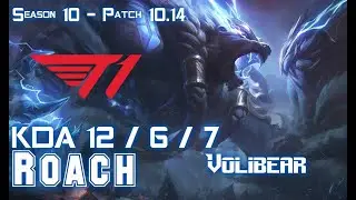 T1 Roach VOLIBEAR vs SETT Top - Patch 10.14 KR Ranked