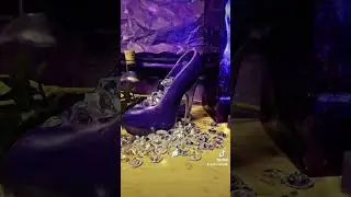Purple Platform Highheel Shoe #soap #diamonds #black #fancy #ice #purple #shoes #candles #heels
