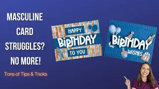 2 Masculine Card Making Ideas that Will Blow Your Mind! #simonsaysstamp #cards #stamptember #new