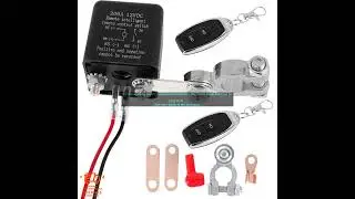 1005005875508419 12V Battery Relay Switch Dual Remote Car Battery Disconnect Relay Anti