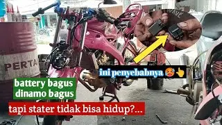 Memperbaiki stater VIXION tidak bisa hidup, ternyata ini penyebab ny😯