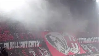 AC Milan v Inter atmosphere 15.01.12 **SERIE A**