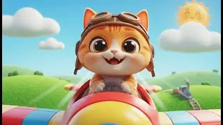 Kitty Learning Vehicles 🚗| Fun Baby Songs & Nursery Rhymes for Toddlers Learning Cars, Trains & More