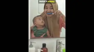 Kids brushing #parenting #brushing #comb #brushteeth #viral #viralvideo #rhymes #kids #cocomelon 