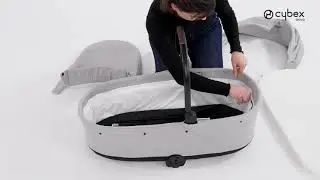 Cybex Cot S Lux - как снять обивку с люльки для стирки