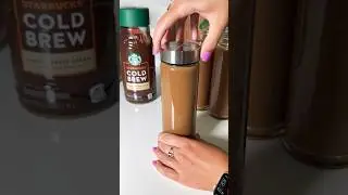Starbucks coffee refill, these bottles make it so easy to grab and go #starbucks #coffee #asmr