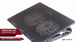 Base EXAUSTOR (COOLER) para Notebook - C3Tech NBC-50