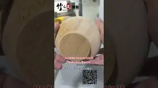 How to turn a badly spliced bamboo tube into a beautiful bamboo and wood craft bowl?  #woodworking