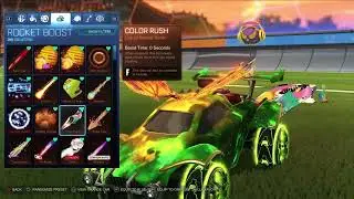Rocket League Color Rush Season 20 Rocket Pass Boost