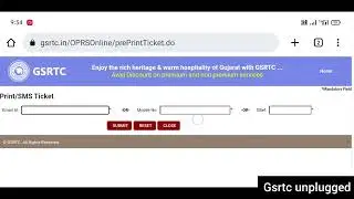 GSRTC Bus booking ticket Print out or pdf download #gsrtc #education #viralvideo