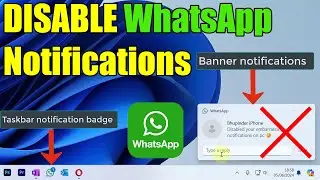 How to DISABLE WhatsApp Notifications on PC