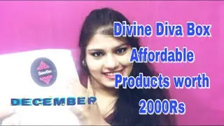 DIVINE DIVA BOX.Rs 649 only. NEW AFFORDABLE SUBSCRIPTION BOX IN INDIA.