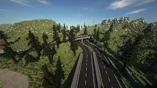 Minecraft: Tour from the Beach to the Snowy Mountains.