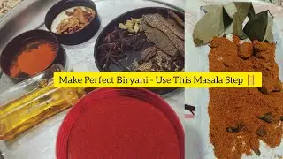 How to make Best Biryani - Try this step 💡 | Biryani Masala Step by Step 🪜🍽️