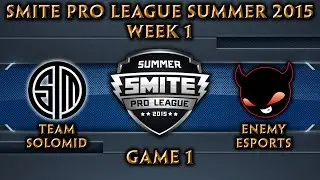 SPL: NA Week 2 - Team SoloMid vs. Enemy Esports Game 1