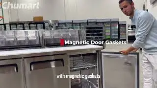 Stainless Steel Salad & Sandwich Prep Table | Restaurant Equipment Must-Have