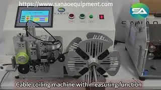 Cable Cutting Coiling Machine with Measuring Function for Winding Small Size Hose and Wire