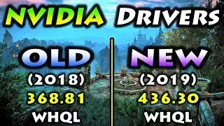 Старый драйвер NVIDIA (368.81 WHQL) против нового драйвера (436.30 WHQL) | Тест игрового процесса 1080p 1440p