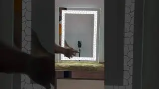 Illuminate Your Glow: Triple Touch Sensor Designer LED Mirror with Smart Dimming