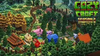 Overhauling a Cozy Modded Minecraft Village! - CozyCraft Modpack