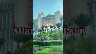 Atlantis the palm #dubai #dubaiattractions #atlantishotel #aquarium #dubaivlog #palmjumeirah #travel