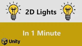 2D Lights | Unity Game Engine (In 1 Minute)