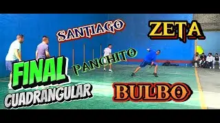 Santiago y Bulbo vs Panchito y Zeta final cuadrangular (frontón Playas) #fronton #deportes