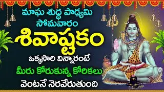 మాఘ శుద్ధ పాఢ్యమి రోజు శివాష్టకం వింటే శని గ్రహ దోషాలు తొలగిపోయి సకల సంపదలు కలుగుతాయి | Shivashtakam