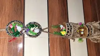 How to Make Bird Nest With Jute l Bird Nest Making At Home l Jute Craft Ideas For Home Decoration l