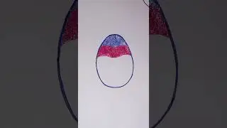 Glitter Egg #glitter #glitterart #colorfulcreativekids #color #egg